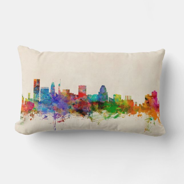Baltimore Maryland horisontCityscape Lumbarkudde (Framsida)