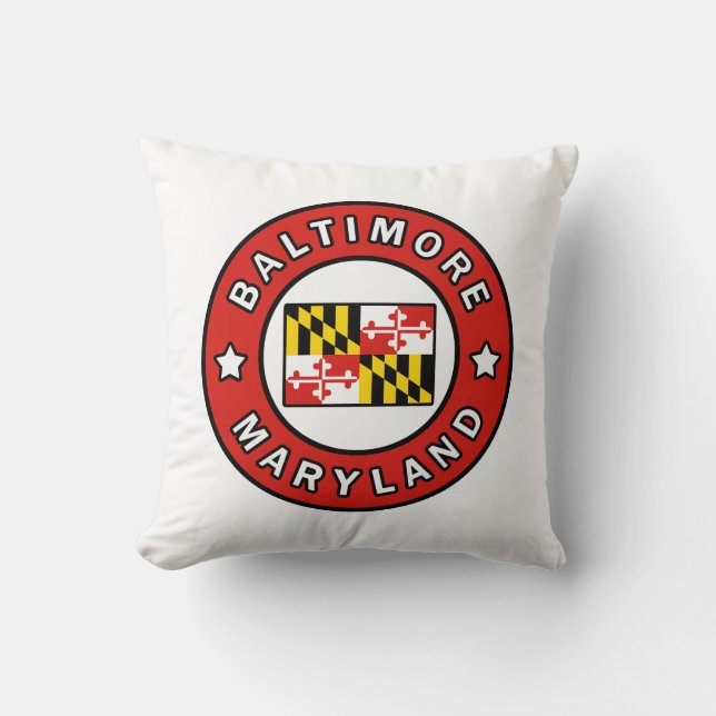 Baltimore Maryland Kudde (Framsida)