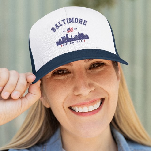 Baltimore Maryland Modern Skyline city Keps (Skapare uppladdad)