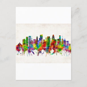 Baltimore Maryland Skyline Helg Vykort