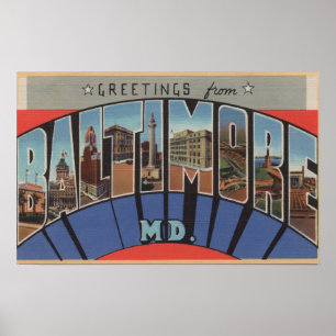 Baltimore, Maryland - Stora Brev Scenes 3 Poster