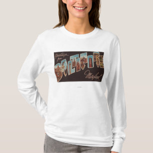 Baltimore Maryland - stora brevplatser 3 Tröja