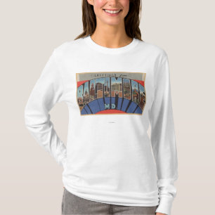 Baltimore Maryland - stora brevplatser T Shirt