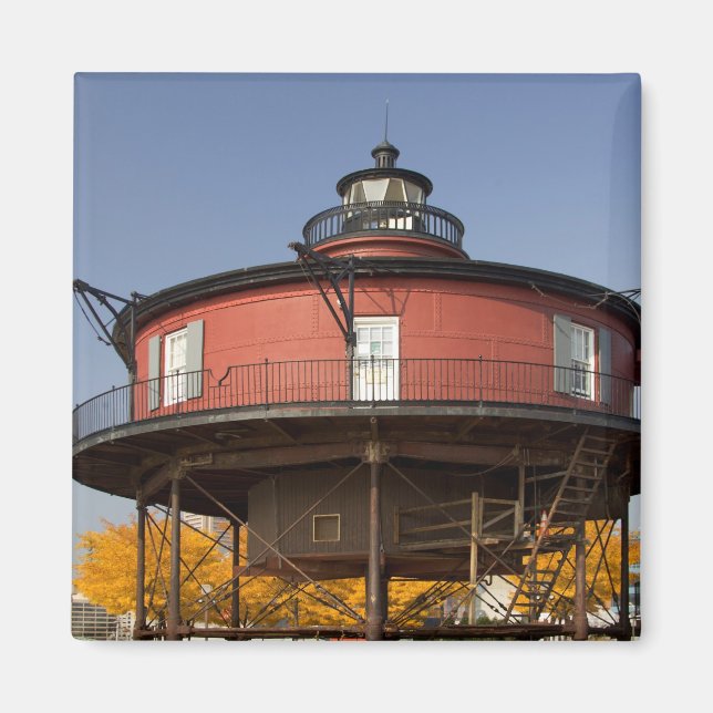 BALTIMORE, MARYLAND. USA. Sju-foten Knoll Magnet (Framsidan)