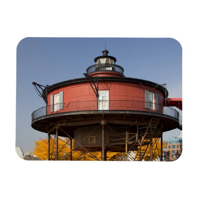 BALTIMORE, MARYLAND. USA. Sju-foten Knoll Magnet (Horisontell)