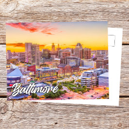 Baltimore, Maryland, USA Vykort