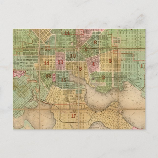 Baltimore, Maryland Vykort (Framsida)