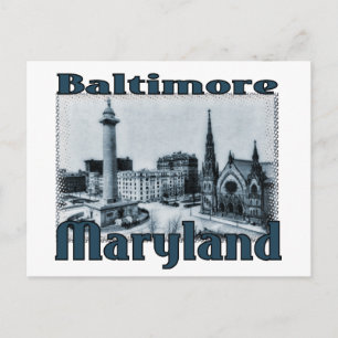 Baltimore, Maryland Vykort