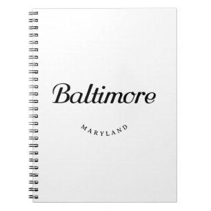 Baltimore MD Anteckningsbok