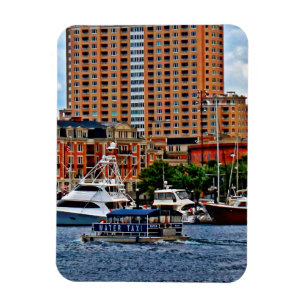 Baltimore MD - Inner Harbour Vatten Taxi Magnet
