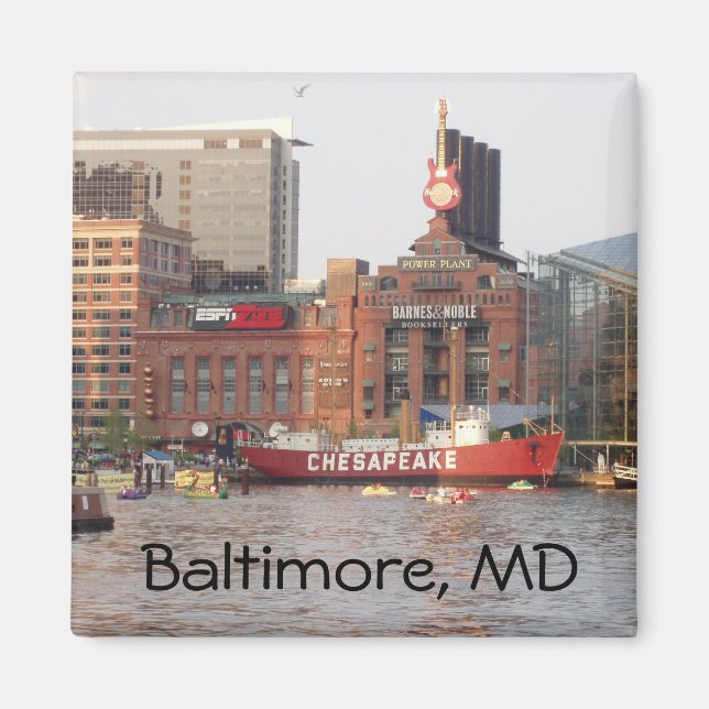 Baltimore, MD Magnet (Framsidan)
