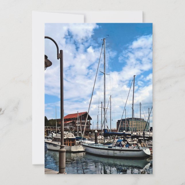 Baltimore MD - Marina Near Fells Point (Framsida)