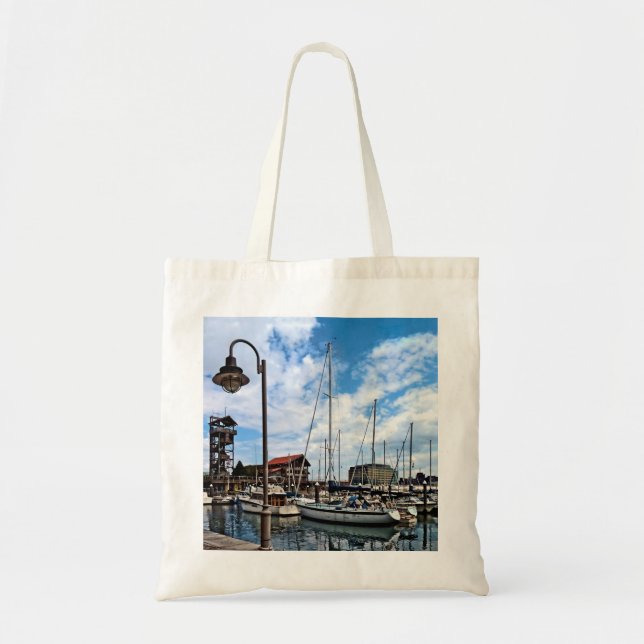 Baltimore MD - Marina Near Fells Point Tygkasse (Framsidan)