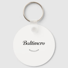 Baltimore MD Nyckelring