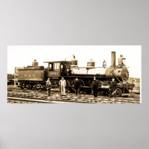 Baltimore & Ohio järnvägmotor 932 Poster
