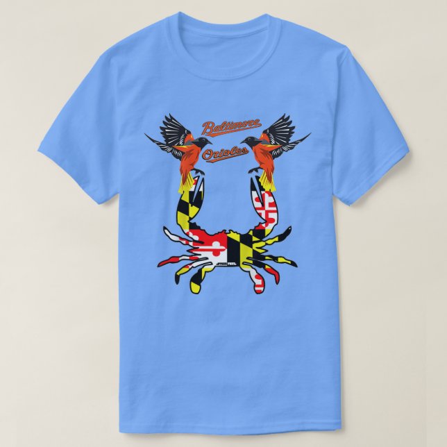 Baltimore oriole blue crab maryland day t shirt (Design framsida)