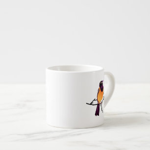 Baltimore Oriole fattar på Espressomugg