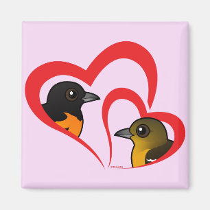 Baltimore Oriole Kärlek Magnet
