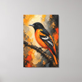 Baltimore Oriole Lyx Canvastryck