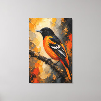 Baltimore Oriole Lyx Canvastryck
