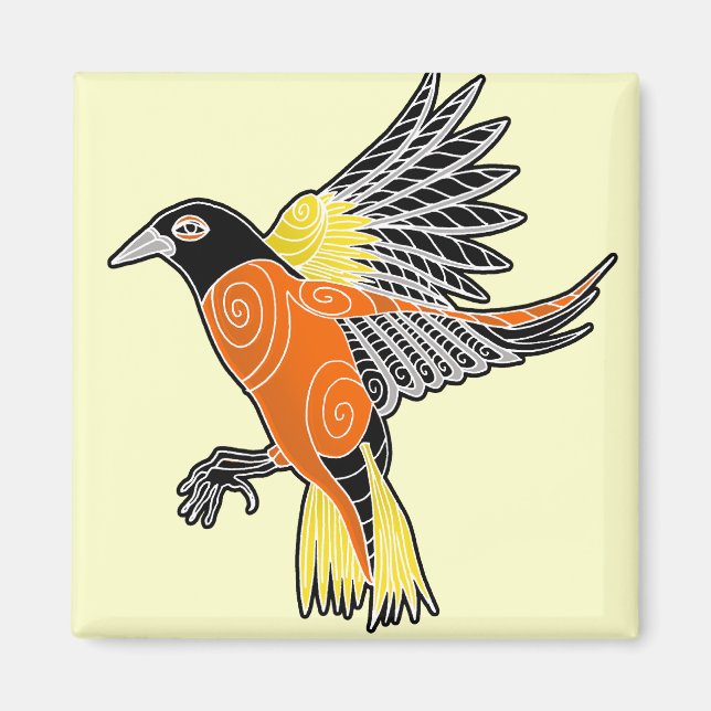 baltimore oriole magnet (Framsidan)