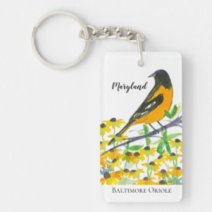 Baltimore Oriole State Bird of Maryland Nyckelring