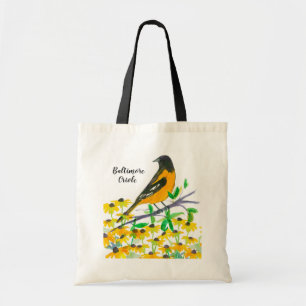 Baltimore Oriole Watercolor Bird Tygkasse