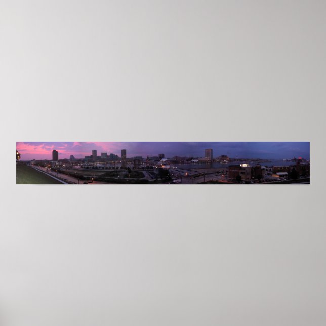 Baltimore Panorama Test Poster (Framsidan)