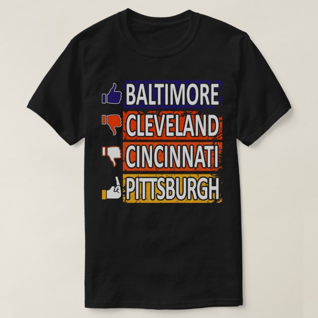 Baltimore Pro-funny North Ranks T Shirt (Design framsida)