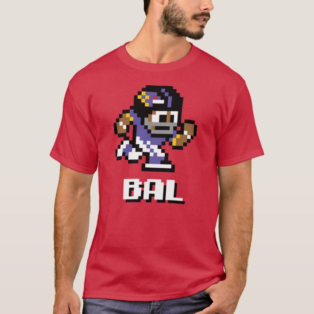 Baltimore Ravens Tecmo Toppen Bowl Player T Shirt (Framsida)