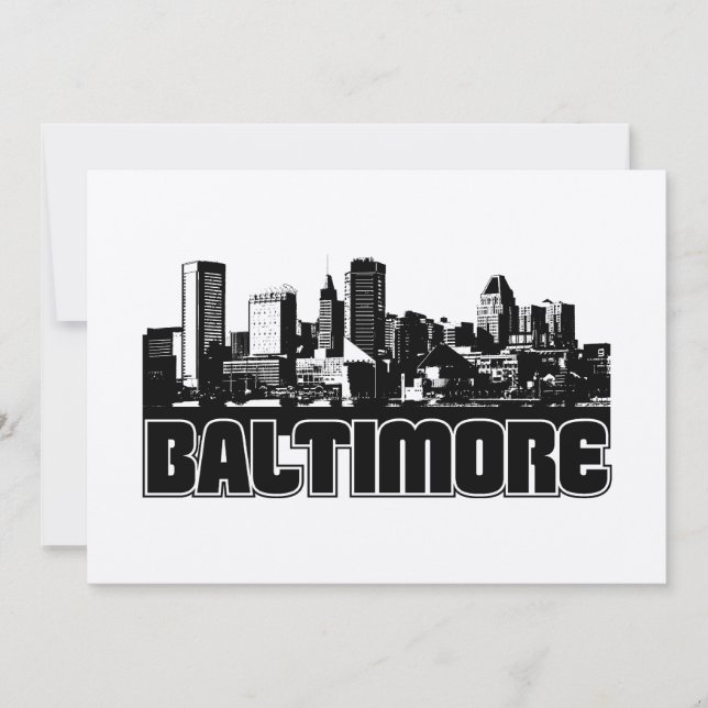 Baltimore Skyline (Framsida)