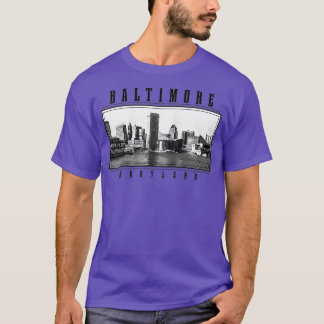 Baltimore Skyline Maryland Pride Vintage Baltimore T Shirt