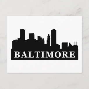 Baltimore Skyline Vykort