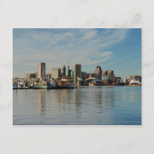 Baltimore Skyline Vykort