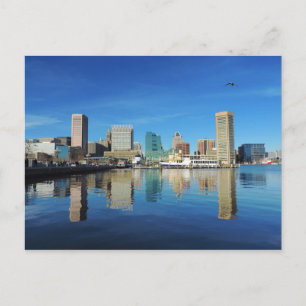Baltimore Skyline Vykort