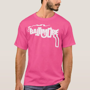 Baltimore Smoking Gun Charm City Tribute T Shirt