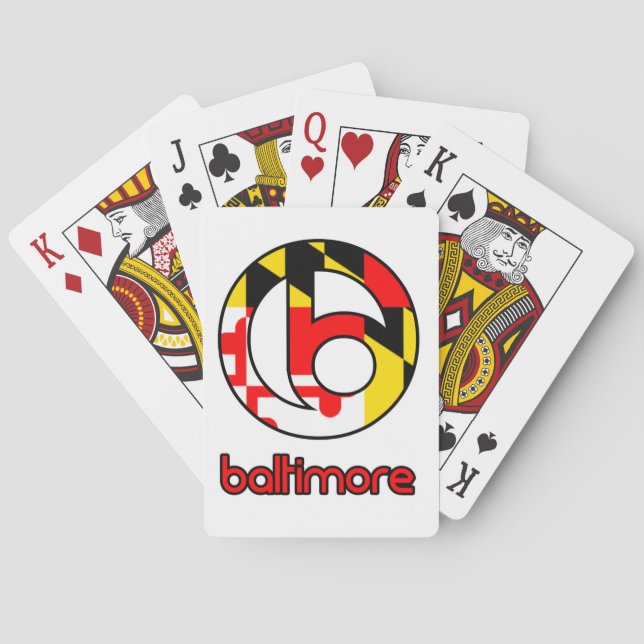 Baltimore Spel Kort (Baksidan)