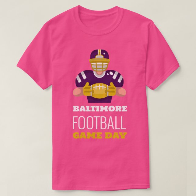 Baltimore-speldagen T Shirt (Design framsida)