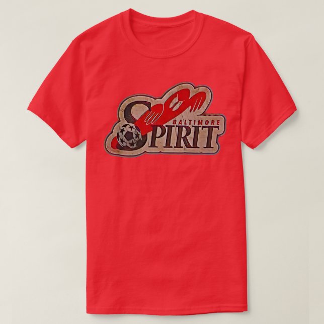 Baltimore Spirit Soccer T Shirt (Design framsida)