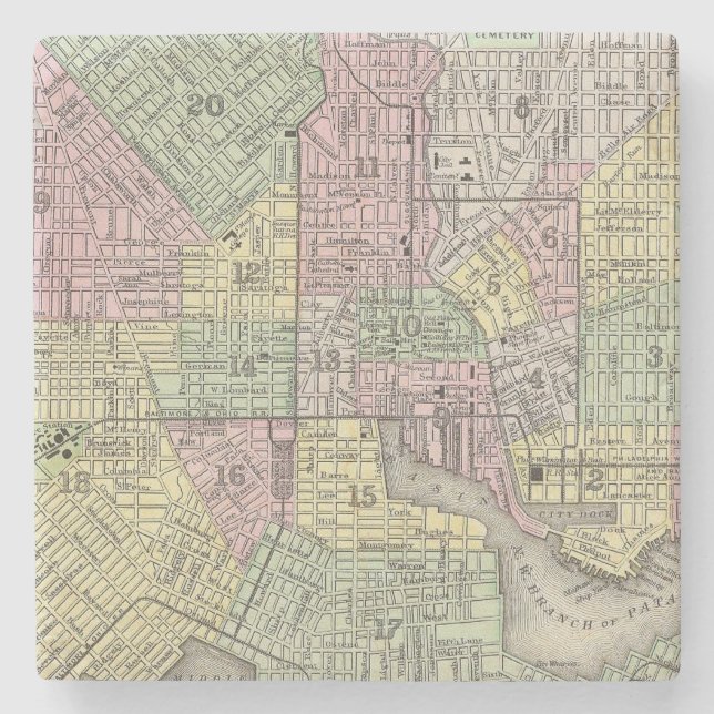 Baltimore Underlägg Sten (Framsidan)