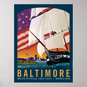 Baltimore: Vid Dawn's Tidigt Light Poster