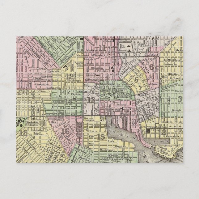 Baltimore Vykort (Framsida)