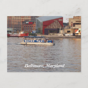 Baltimore, vykort för Maryland