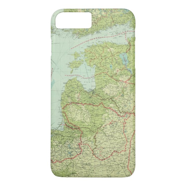 Baltisk stater & östlig Prussia Case-Mate iPhone Skal (Baksida)