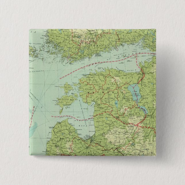 Baltiska Stater och Öster Knapp (Framsida)