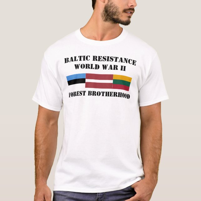 Baltiskt motstånd t-shirt (Framsida)