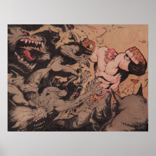 Balto attackerad av varulvar poster