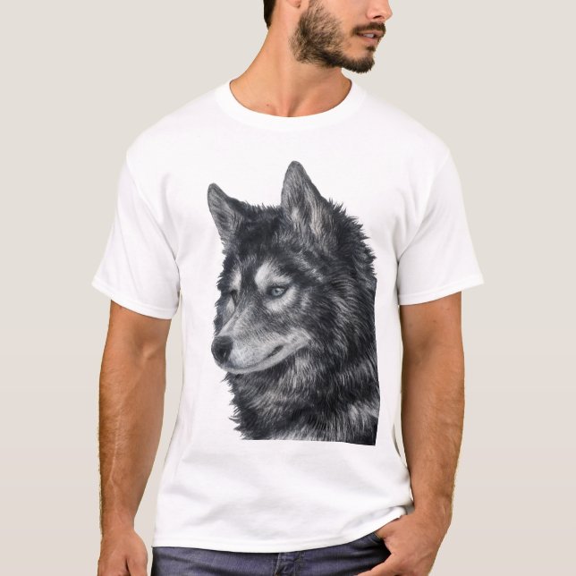Balto Hund T Shirt (Framsida)