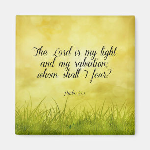 Bältros, Psalm 27:1 Magnet