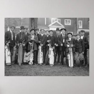 Baltusrol GolfCaddies: tidiga 1900s Poster